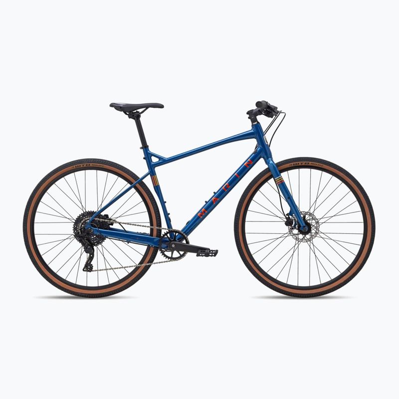 Marin DSX 700C blu lucido/arancio gravel bike