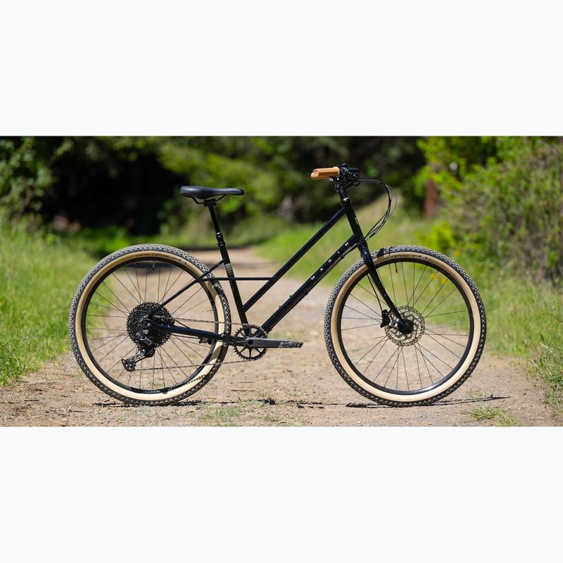 Marin Larkspur 2 27,5 nero lucido/ologramma city bike 3