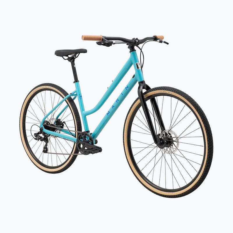 Marin Kentfield 1 ST bici da cross da donna 700C blu chiaro/nero lucido 2