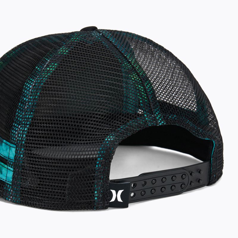 Cappello da baseball Hurley Elrow Tongue Trucker verde aurora 4
