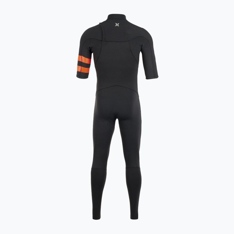 Hurley Plus 2/2 mm Fullsuit uomo nero/grafite costume da bagno in spugna 3