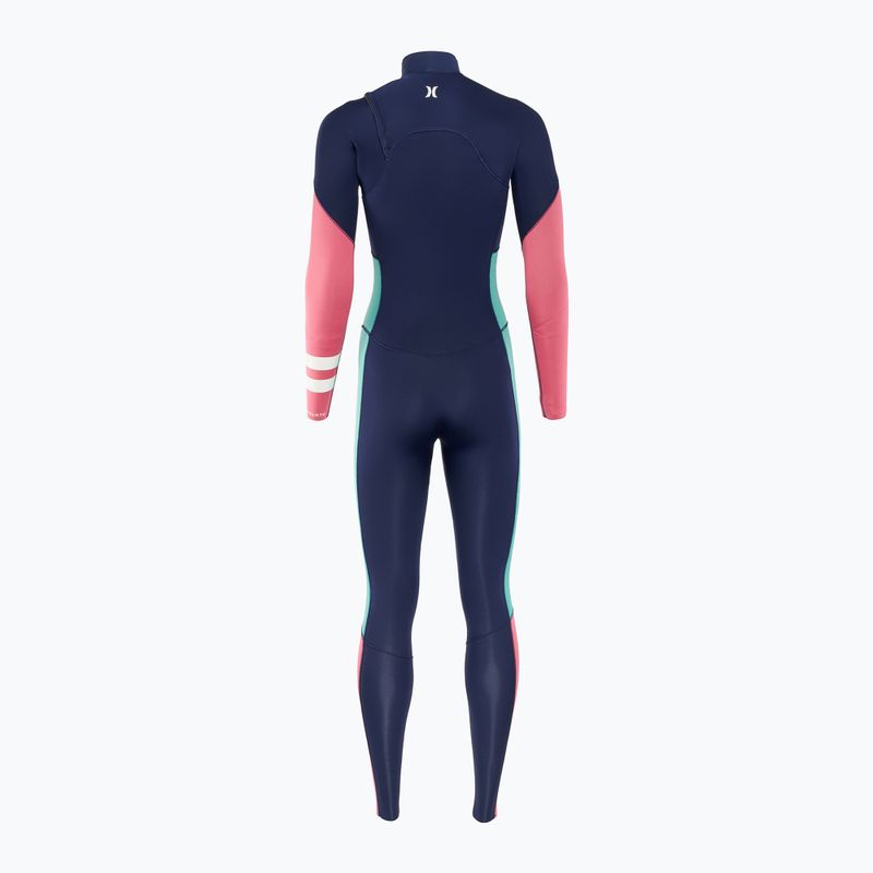 Hurley Advant donna 4/3 mm Fullsuit bandiera blu muta da bagno 2