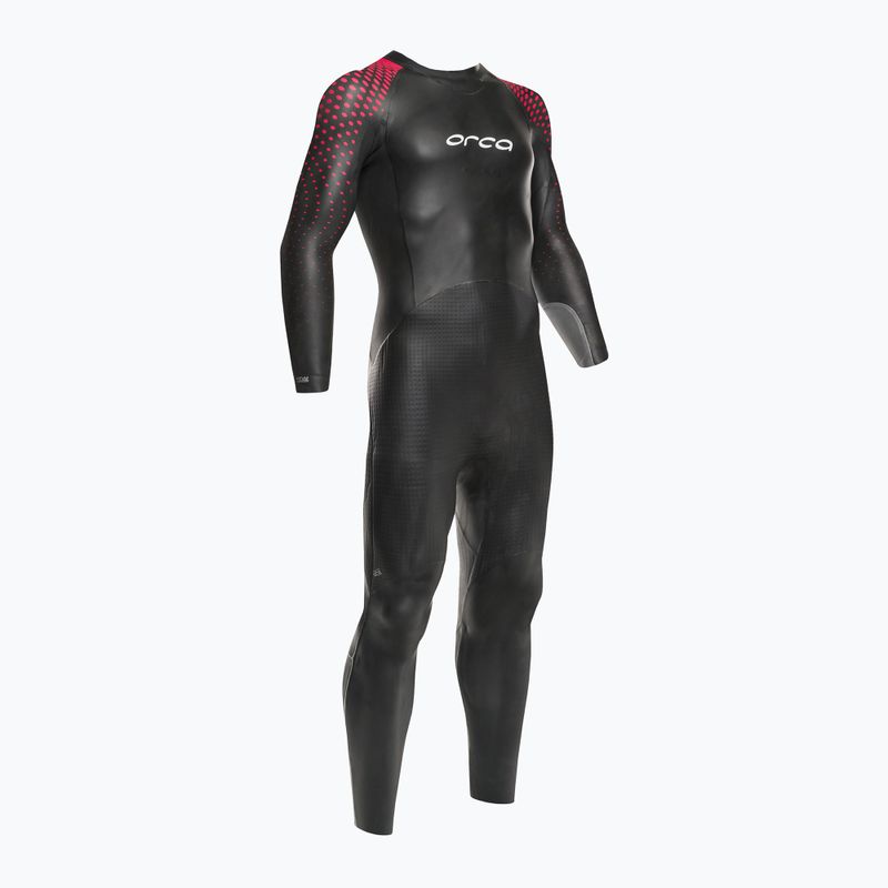 Muta da triathlon Orca Apex Float rossa da uomo con galleggiante