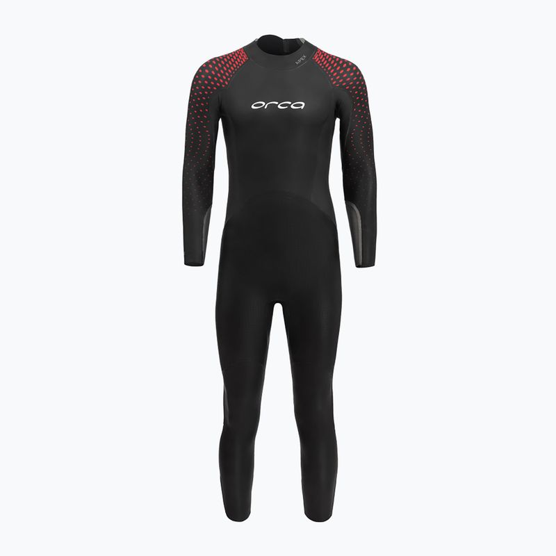Muta da triathlon Orca Apex Float rossa da uomo con galleggiante 7