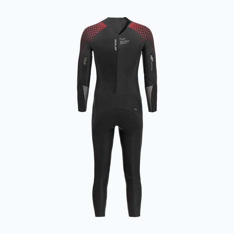 Muta da triathlon Orca Apex Float rossa da uomo con galleggiante 8
