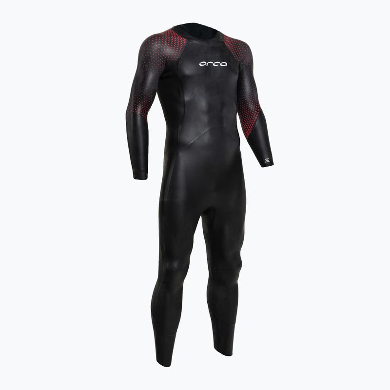 Muta da triathlon Orca Athlex Float rossa da uomo con galleggiante