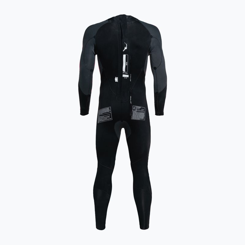 Muta da triathlon Orca Athlex Float rossa da uomo con galleggiante 5