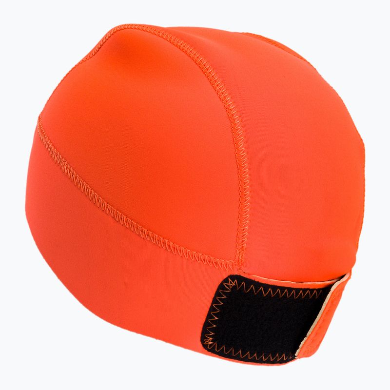 Cappello da bagno Orca Cappello in neoprene arancione ad alta visibilità 3