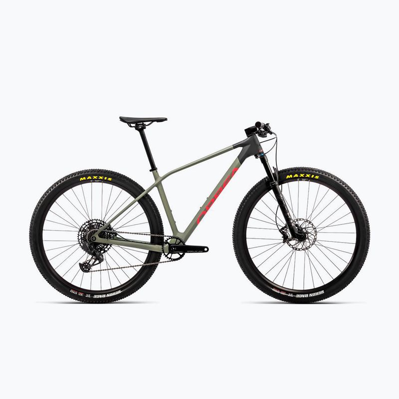 Orbea Alma M11-AXS 2022 verde/rosso mountain bike