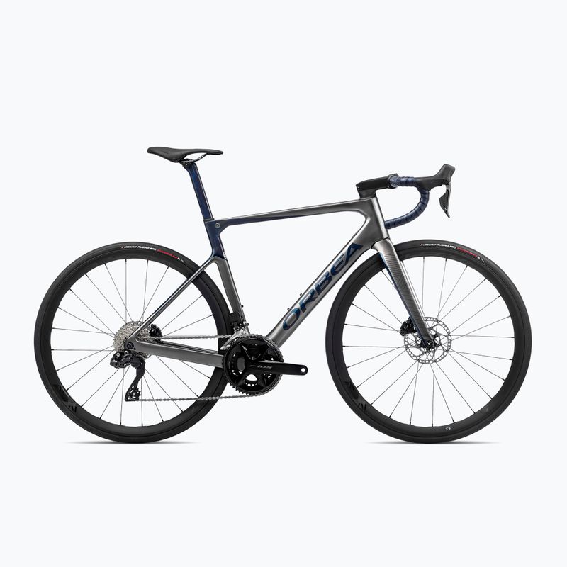 Orbea Orca M30i LTD PWR 2023 glitter antracite/blu vista carbonio bici da corsa