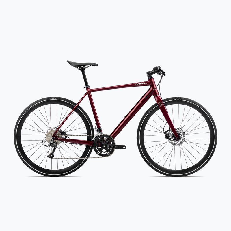 Orbea Vector 30 2023 rosso scuro metallizzato city bike