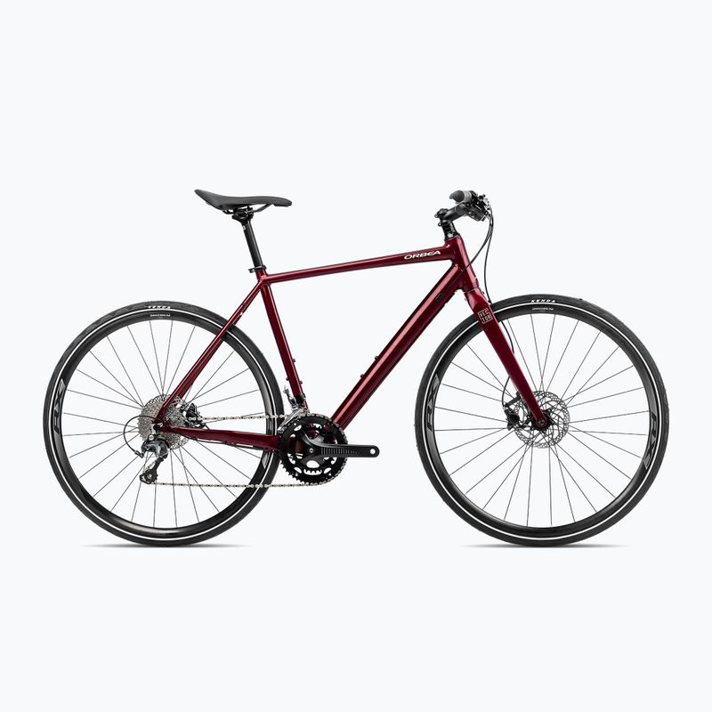 Orbea Vector 10 2023 rosso scuro metallizzato city bike