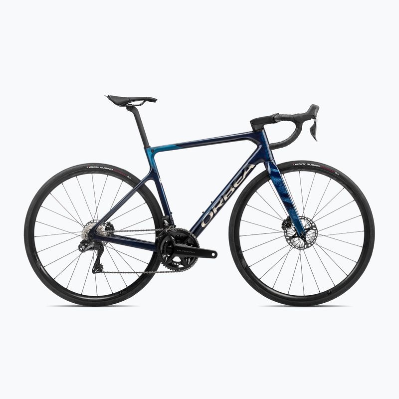 Orbea Orca M20i Team 2023 blu carbonio vista/titanio bici da corsa