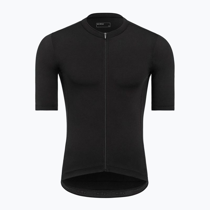 Maglia da ciclismo HIRU Core full black da uomo