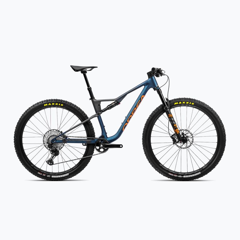 Orbea Oiz H10 2023 blu polvere di luna/arancio mountain bike