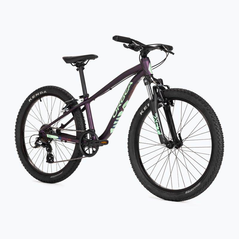 Bicicletta per bambini Orbea MX 24 XC 2023 viola/menta 2