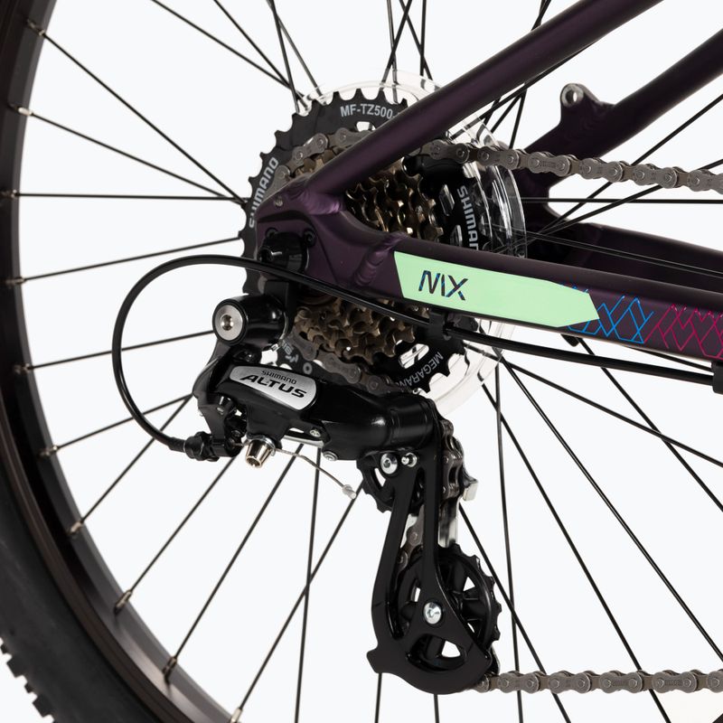 Bicicletta per bambini Orbea MX 24 XC 2023 viola/menta 3