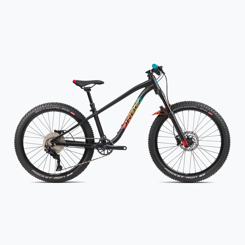 Bicicletta per bambini Orbea Laufey 24 H10 2023 nero arcobaleno