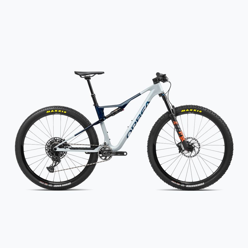 Orbea Oiz M20 2023 halo argento/blu vista carbonio mountain bike