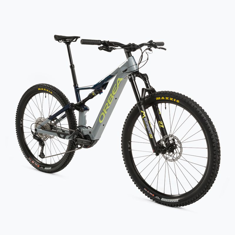 Orbea Rise H30 2023 bicicletta elettrica grigio iceberg/blu polvere di luna 2