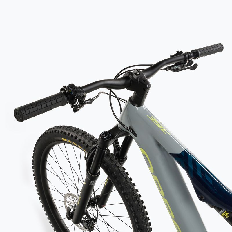 Orbea Rise H30 2023 bicicletta elettrica grigio iceberg/blu polvere di luna 4