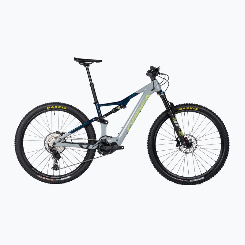 Orbea Rise H20 540Wh 2023 bicicletta elettrica grigio iceberg/blu polvere di luna
