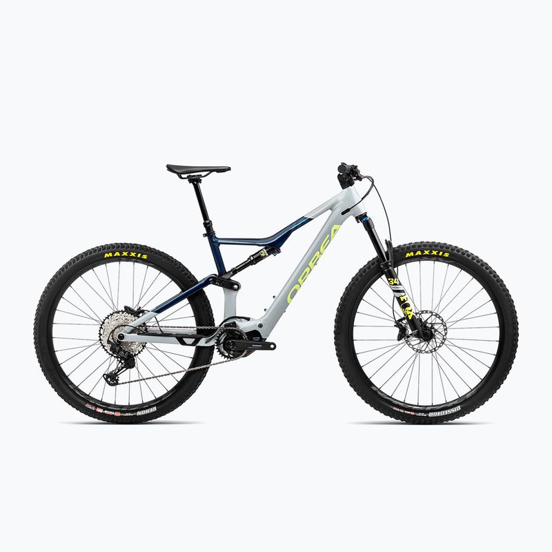 Orbea Rise H20 540Wh 2023 bicicletta elettrica grigio iceberg/blu polvere di luna 6