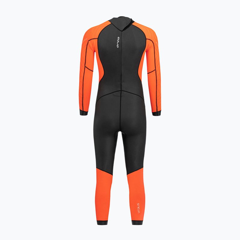 Muta da triathlon da donna Orca Vitalis Openwater Hi Vis nero 2