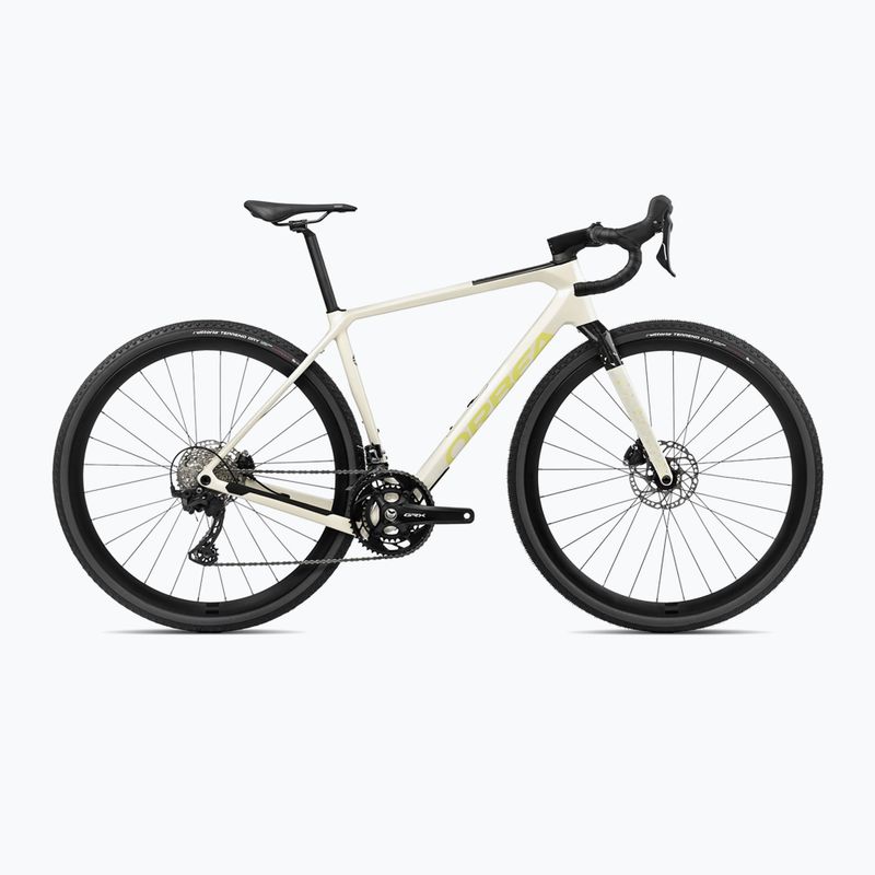 Orbea Terra M30 Team 2024 gravel bike bianco avorio/limone piccante