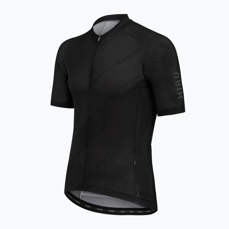 Maglia da ciclismo HIRU Core Light da uomo, nero pieno 8
