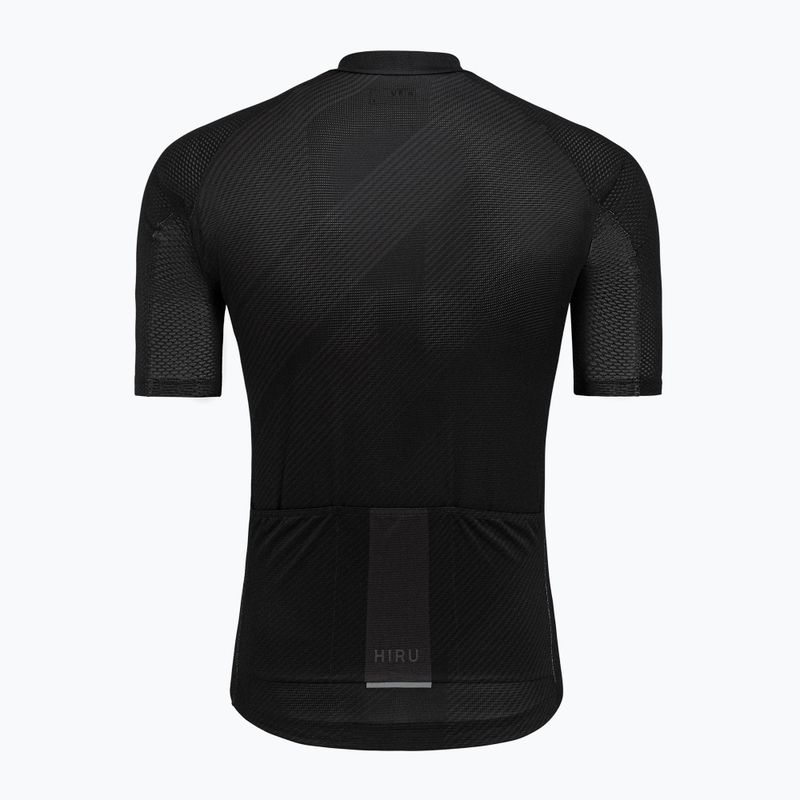 Maglia da ciclismo HIRU Core Light da uomo, nero pieno 9