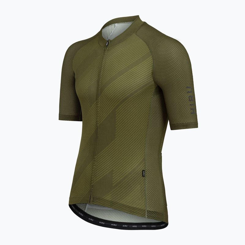 Maglia da ciclismo HIRU Core Light olive da uomo 2