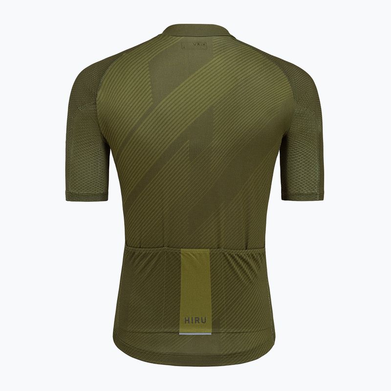 Maglia da ciclismo HIRU Core Light olive da uomo 3