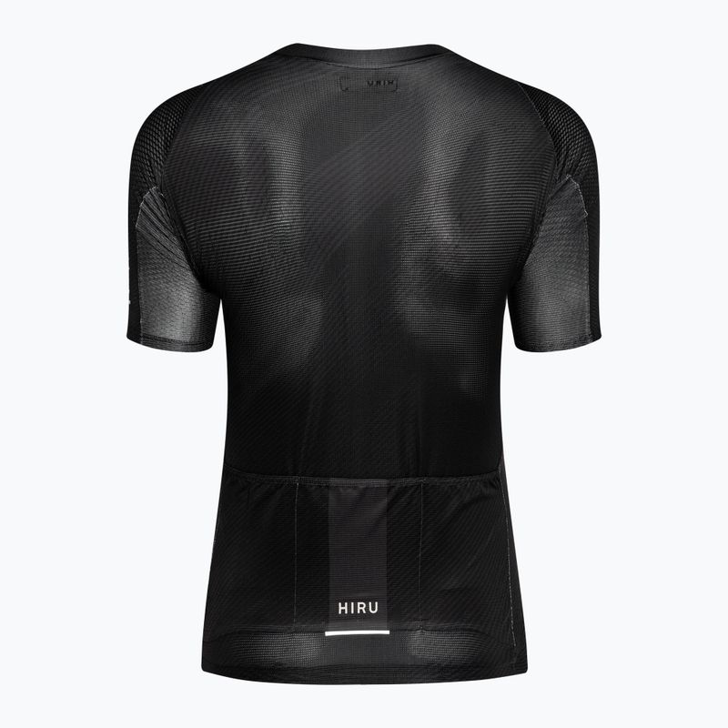 Maglia da ciclismo HIRU Core Light da uomo, nero pieno 2
