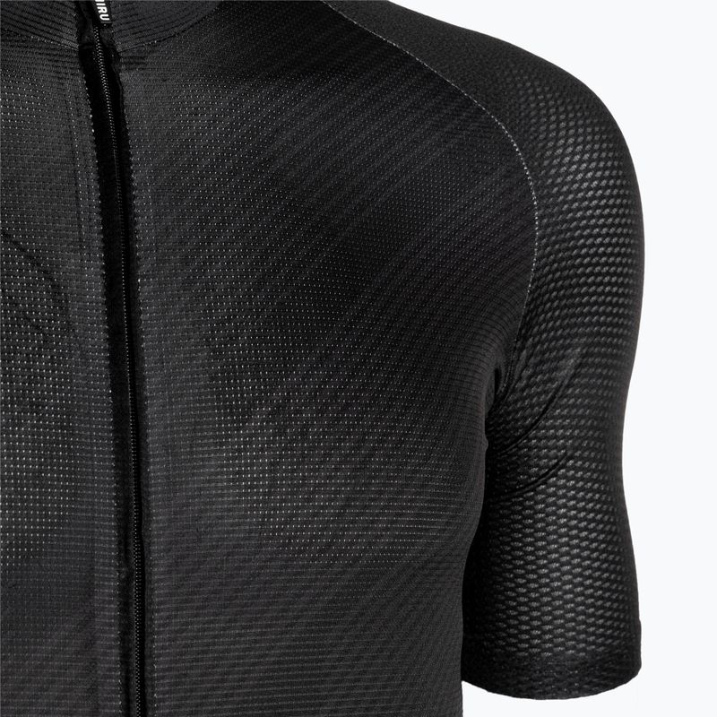 Maglia da ciclismo HIRU Core Light da uomo, nero pieno 4
