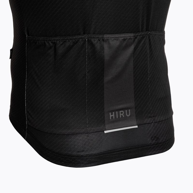 Maglia da ciclismo HIRU Core Light da uomo, nero pieno 6