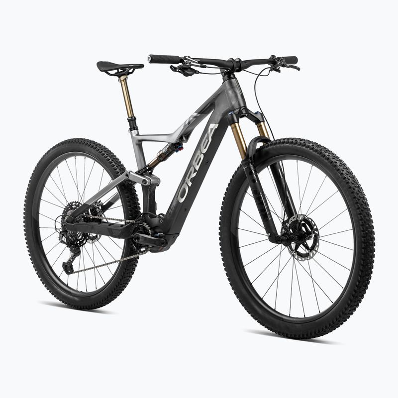 Orbea Rise M20 360Wh 2024 carbonio grezzo/grigio squalo bicicletta elettrica 2