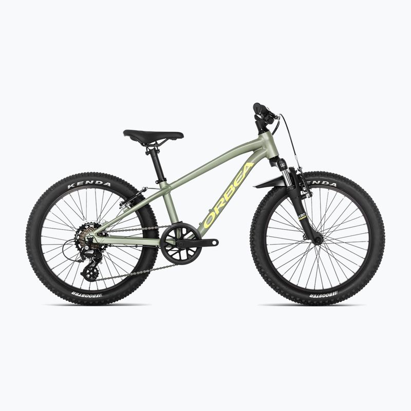 Orbea MX 20 XC 2024 verde metallizzato/giallo bici da bambino