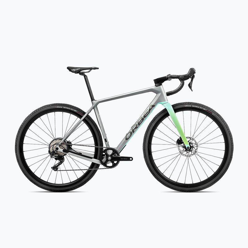 Orbea Terra M30 Team 1X 2023 argento/verde gravel bike
