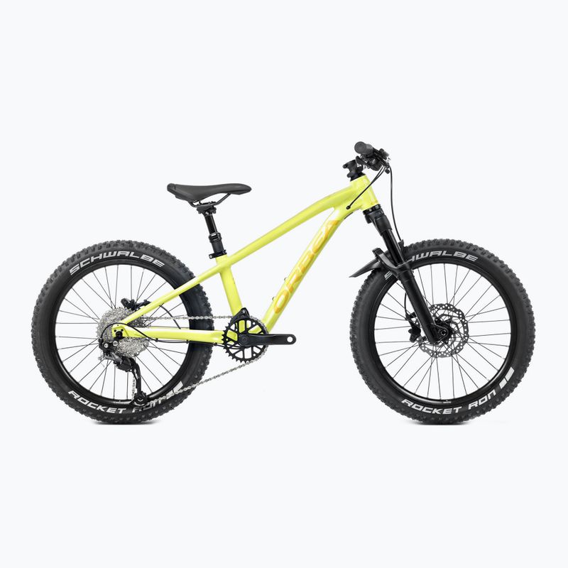 Bicicletta da bambino Orbea Laufey 20 H10 2024 lime/giallo