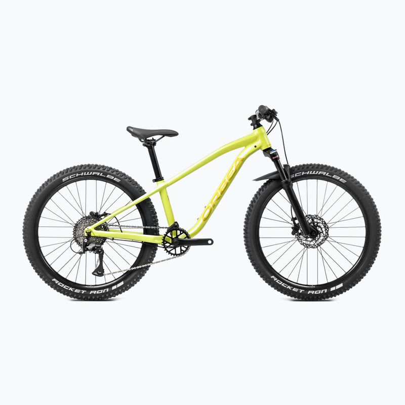 Bicicletta per bambini Orbea Laufey 24 H30 2024 lime/giallo
