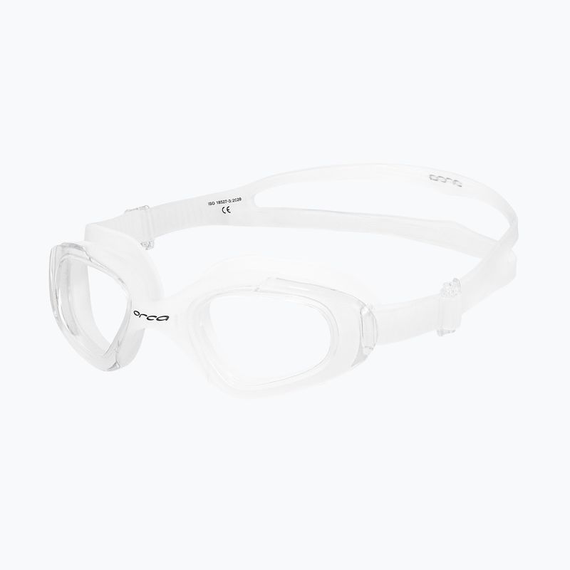 Occhialini da nuoto Orca Killa Comfort bianchi e trasparenti