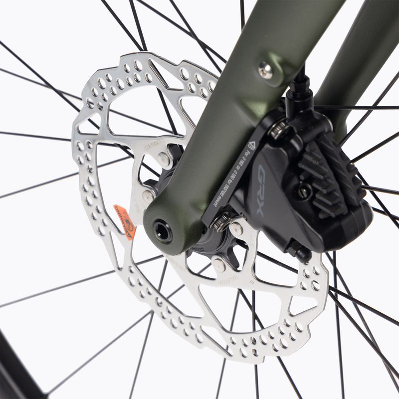 Orbea Terra H30, bici da ghiaia verde militare 13