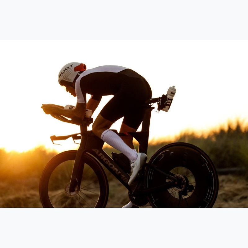 Gambali da ciclismo Orca Aero Calf black white 4