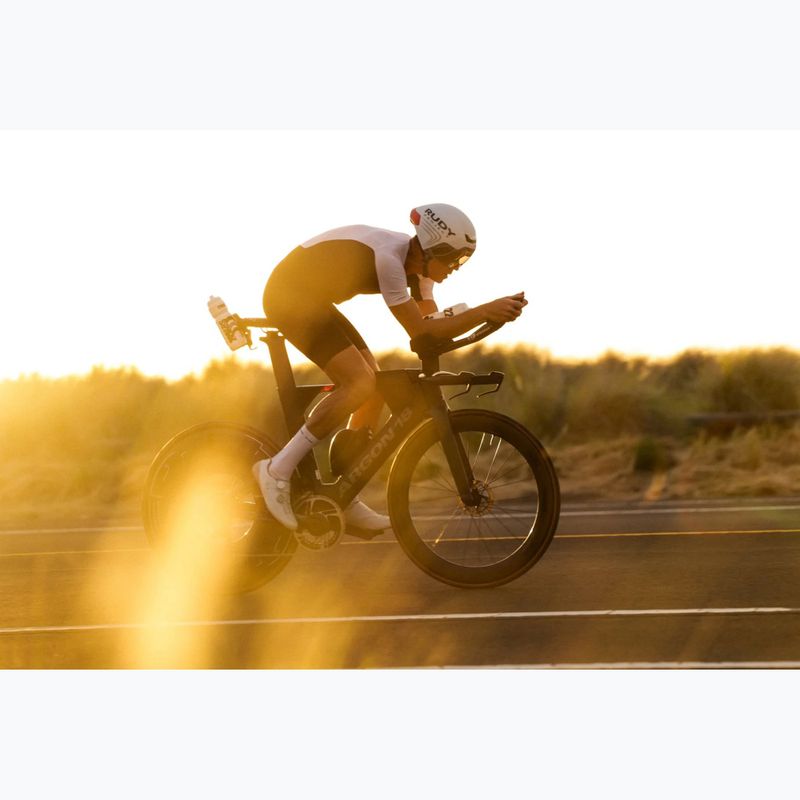 Gambali da ciclismo Orca Aero Calf black white 5