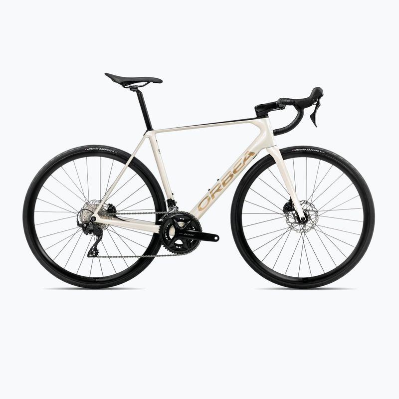 Orbea Orca M30 2025 avorio bianco/bordeaux/vulcano bici da strada