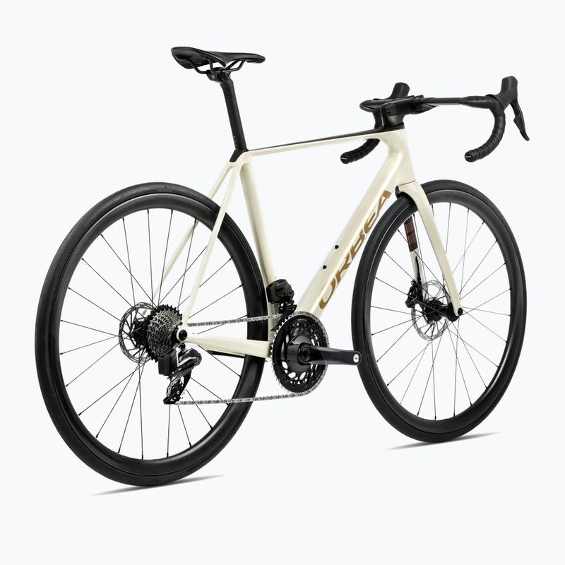 Orbea Orca M30 2025 avorio bianco/bordeaux/vulcano bici da strada 4