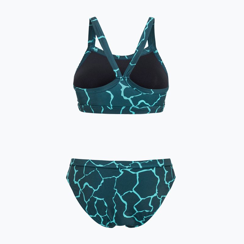 Costume da bagno a due pezzi da donna Orca Core Bikini verde scuro 2