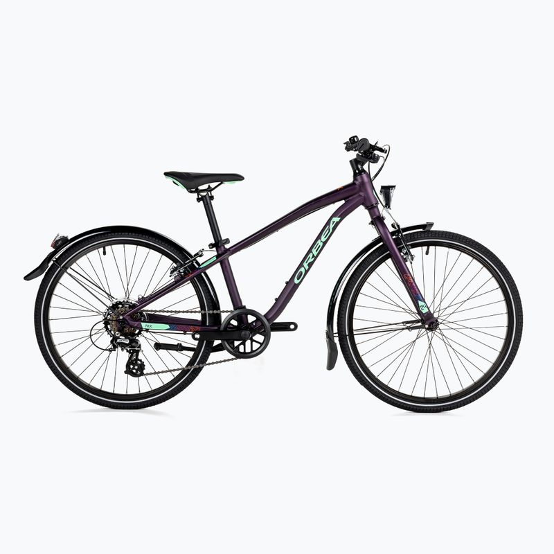 Bicicletta per bambini Orbea MX 24 Park 2022 viola/menta