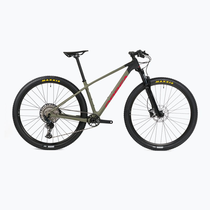 Orbea Alma M50 2022 verde/rosso mountain bike